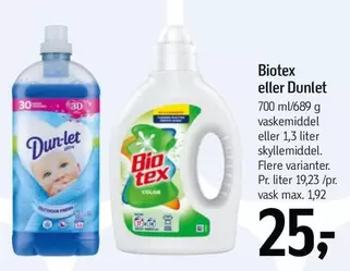 Bio - Vaskemiddel Eller Skyllermiddel