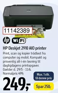 Hp - Deskjet 2910 AIO printer