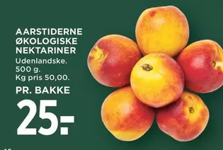 ØKOLOGISKE NEKTARINER