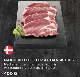 NAKKEKOTELETTER AF DANSK GRIS