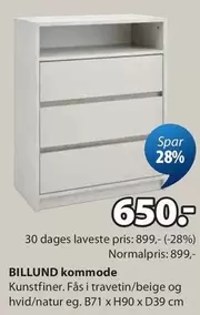 BILLUND kommode