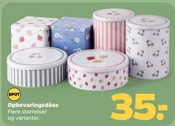 Opbevaringsdåse