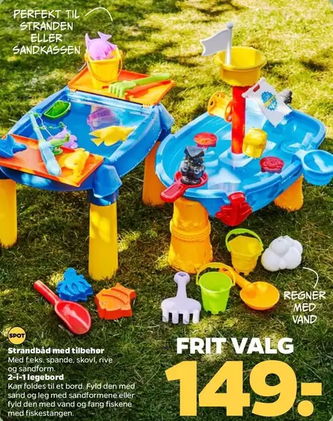Den - Sandkassebord eller sandkasse
