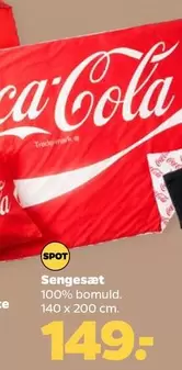 Coca Cola - Sengesæt