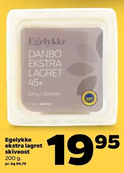 DANBO EKSTRA LAGRET SKIVEOST 45+