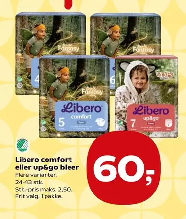 Libero comfort eller up&go bleer