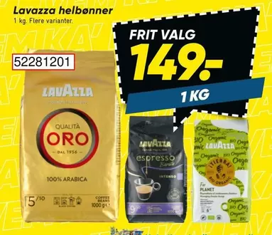 Bio - Lavazza helbonner 52281201