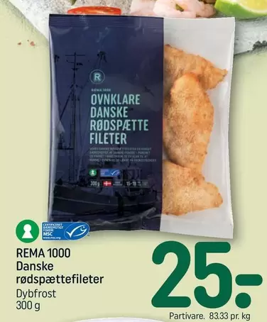 Danske Rødspættefileter