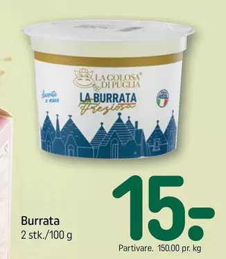 LA BURRATA Fresca