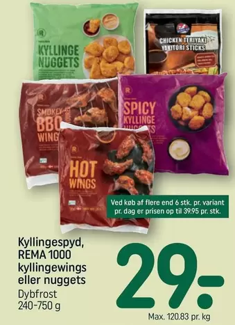Bbo - Kyllingepyd, kyllingewings eller nuggets