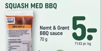SQUASH MED BBQ