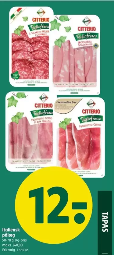 Italiensk pålägg
