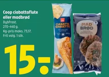 Coop ciabattaflute eller madbrød