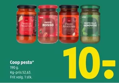 Coop pesto