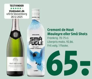 Cremant de Haut Mouleyre eller Små Shots