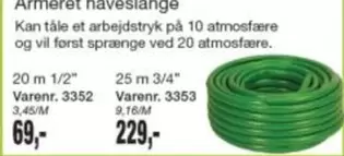 Armeret haveslange