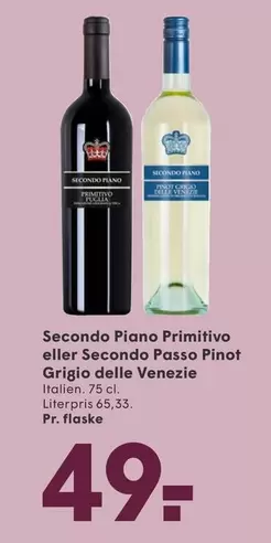 Secondo Piano Primitivo eller Secondo Passo Pinot Grigio delle Venezie