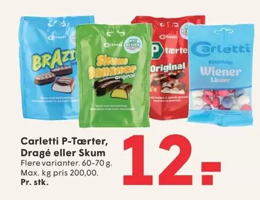 P-Ttimesrter, Drag	exteacute eller Skum