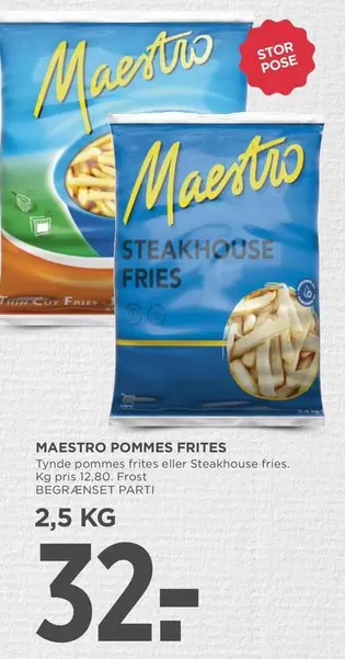 MAESTRO POMMES FRITES