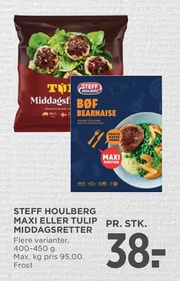 MAXI ELLER TULIP MIDDAGSRETTER