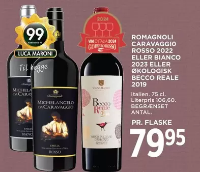 Bio - ROMAGNOLI CARAVAGLI ROSSO 2022 ELLER BIANCO 2023