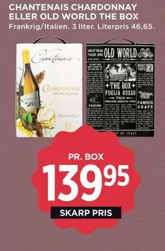 CHANTENAIS CHARDONNAY ELLER OLD WORLD THE BOX