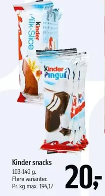 Kinder -  snacks