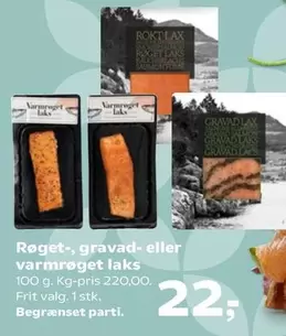 Røget-, gravad- eller varmrøget laks