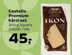 Premium hård ost