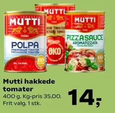 Hakkede Tomater