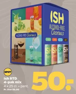 Ish RTD 4-pak mix
