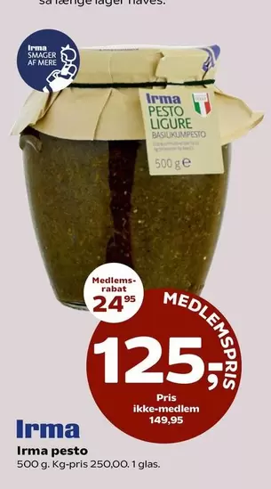 Irma pesto