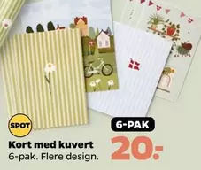 Kort - med kuvert