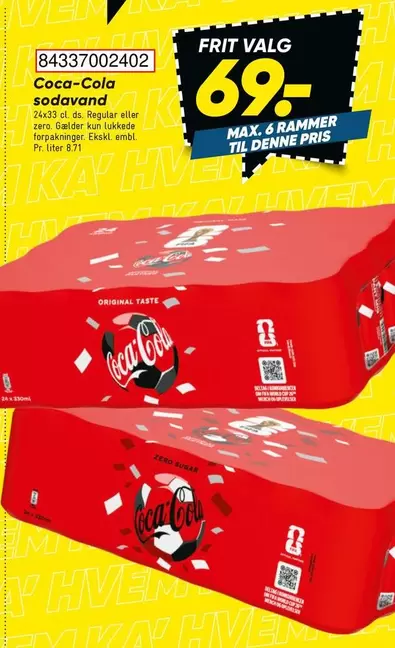 Coca Cola - Coca-Cola sodavand 84337002402