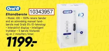 Oral B - Eltandbørste 10343957