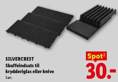 Skuffeindsats til krydderiglas eller knive