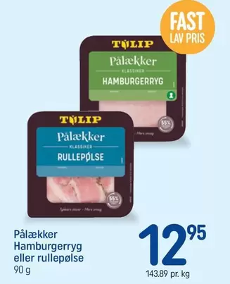 Pålækker Hamburgerryg eller rullepølse