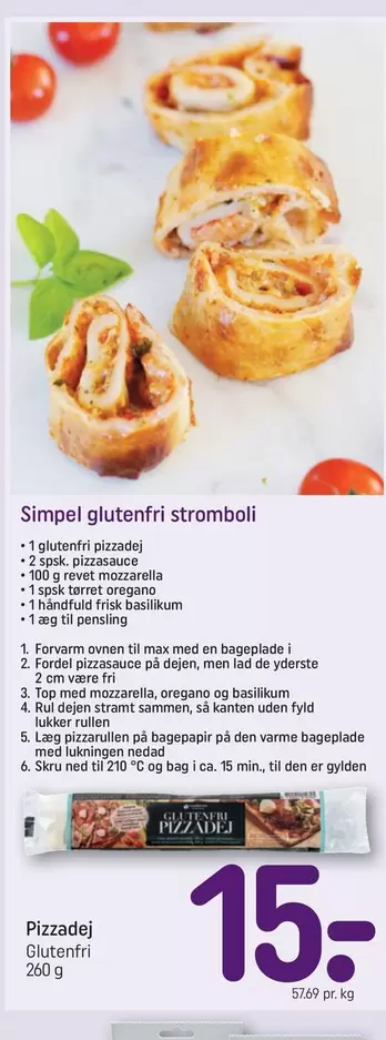 Den - Simpel glutenfri stromboli