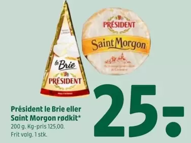 le Brie eller Saint Morgon rødkit