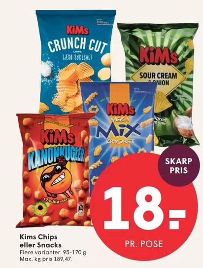 Kims Chips eller Snacks