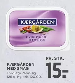 Kærgården med smag Hvidløg/Ramsløg