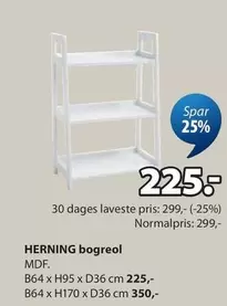 HERNING bogreol