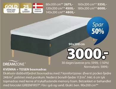 KVNNA + TOSEN boxmadras