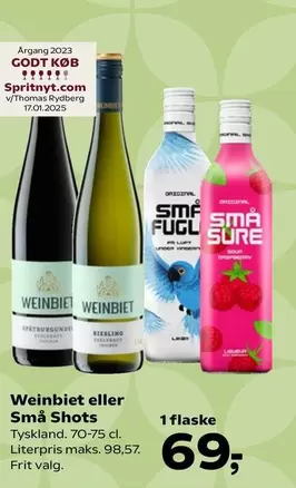 Weinbiet eller Små Shots