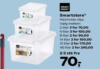 Smartstore opbevaringsbokse