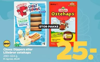 Cheez Dippers eller Lillebror ostehaps