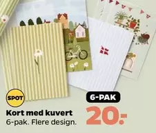 Kort - med kuvert