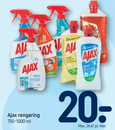Ajax -  rengøring