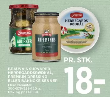 Den - SURVARER, HERREGÅRDSRODKÅL ELLER BÄHNKE SENNEP