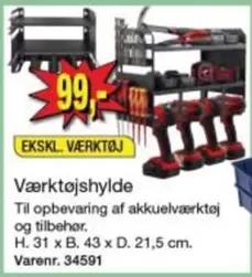 Værktøjshylde
